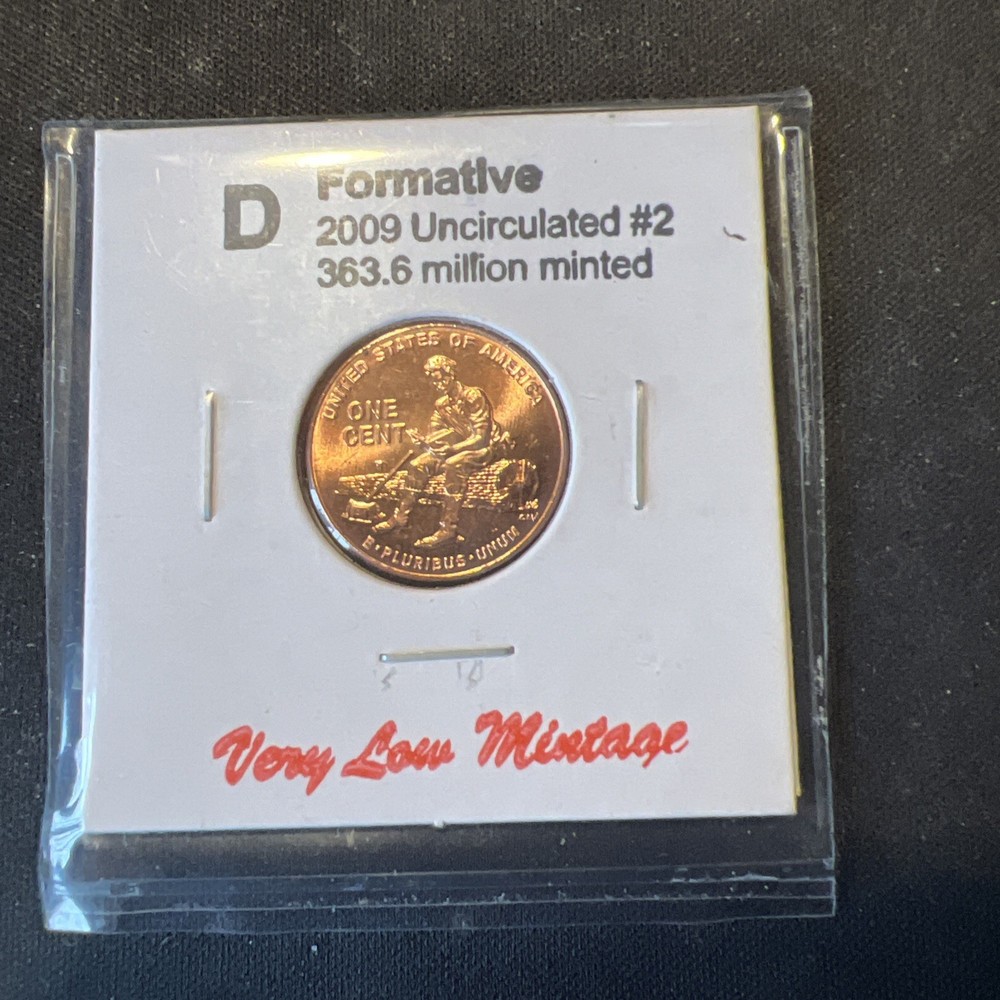 2009D Formative Years Penny - Uncirculated