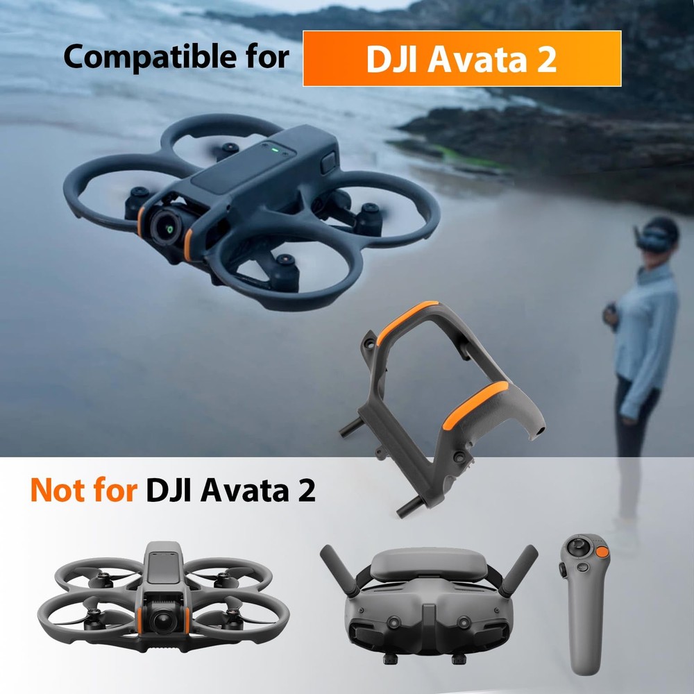 for DJI Avata 2 Gimbal Bumper Camera Front Frame Replacement for Avata 2 Dron...