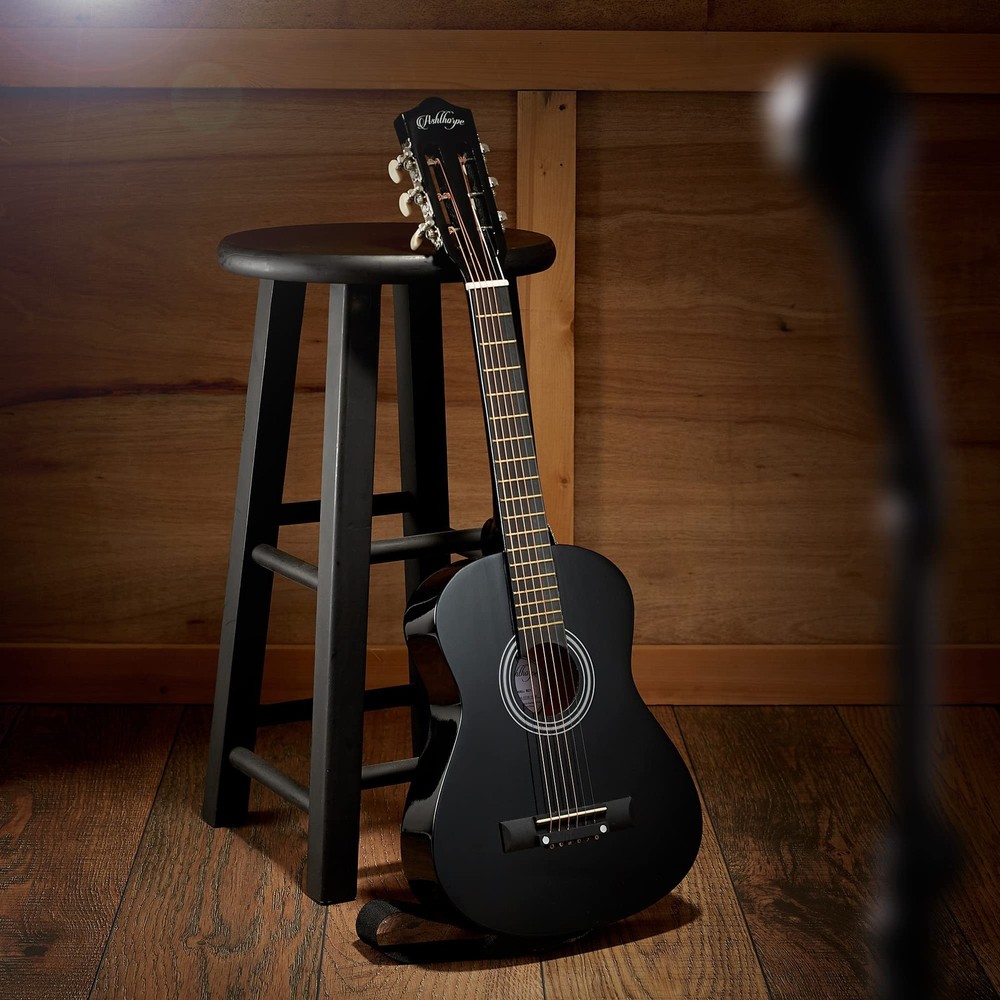 Ashthorpe 30-inch Beginner Acoustic Guitar Package (Black), Basic Starter Kit...