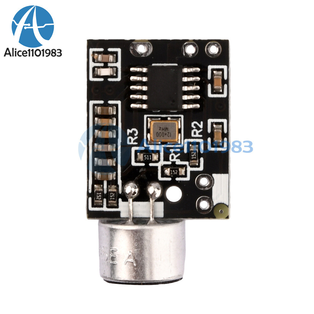 Wireless Microphone MIC FM 10dBm transmitter module support Dual-channel Stereo