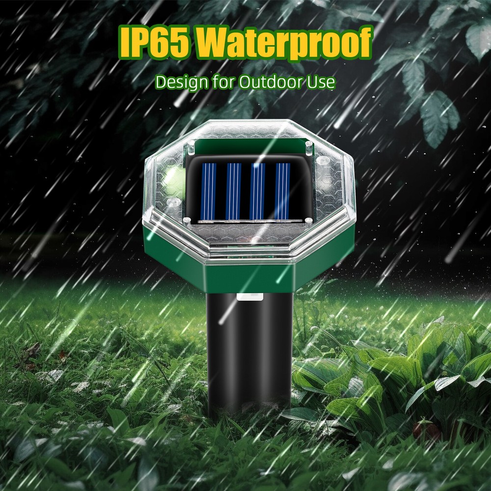 4 Pack Solar energy mousetrap octagonal model