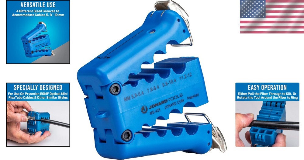 Versatile Jonard Tools Mid Span Slit and Ring Fiber Tool - Lifetime