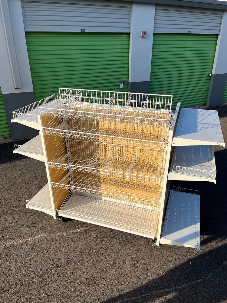 Store Shelving Unit/ Display  4 casters with locks rotates 360 degrees