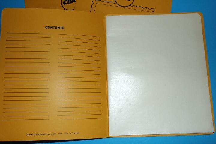 CMC Mint Sheet File Capacity 16 pgs 3 pocket 11.5" x 9.5" BlueLakeStamps CLEAN