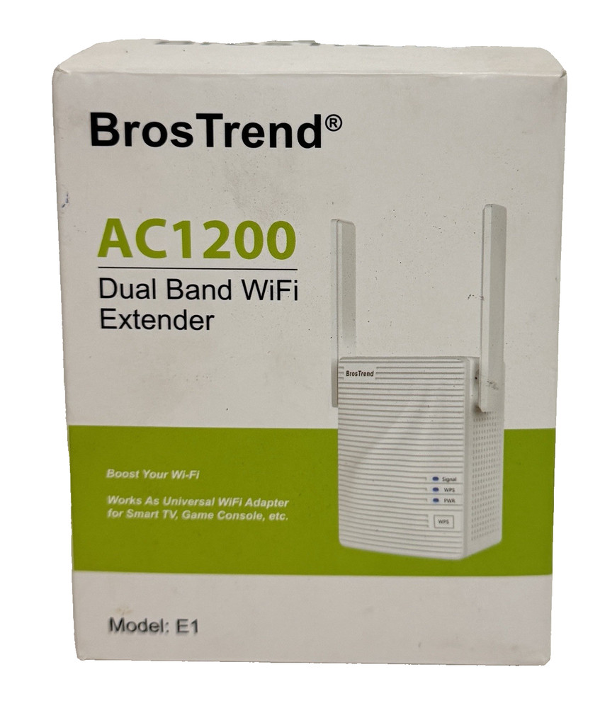 BrosTrend AC1200 Dual Band Extender Model E1
