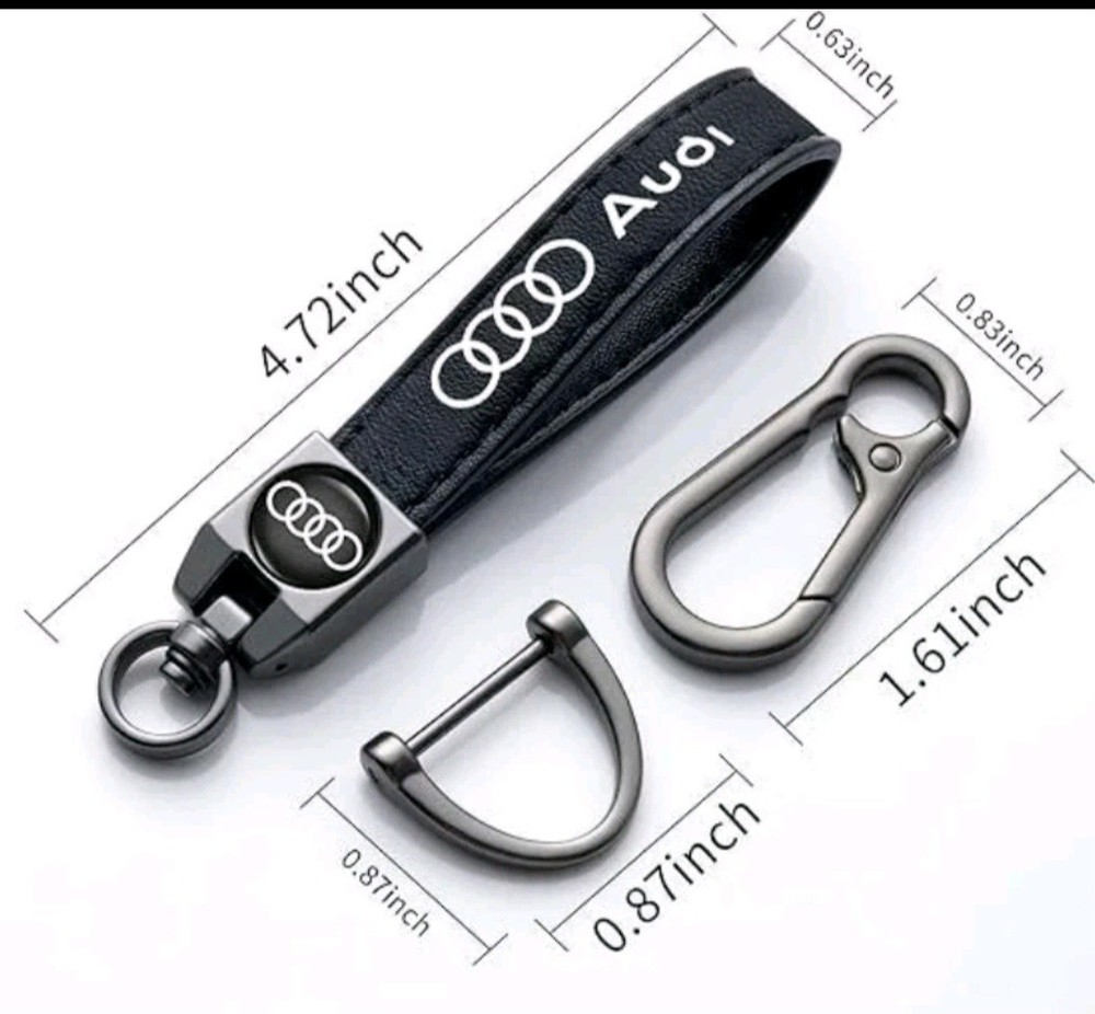Audi Leather Keychain NEW!