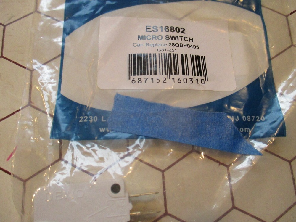 Microwave Micro Switch ES16802 OEM New 1