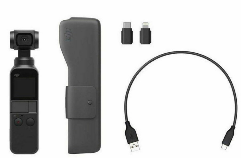 DJI Osmo Pocket-Handheld 3-Axis Gimbal Stabilizer with integrated Camera