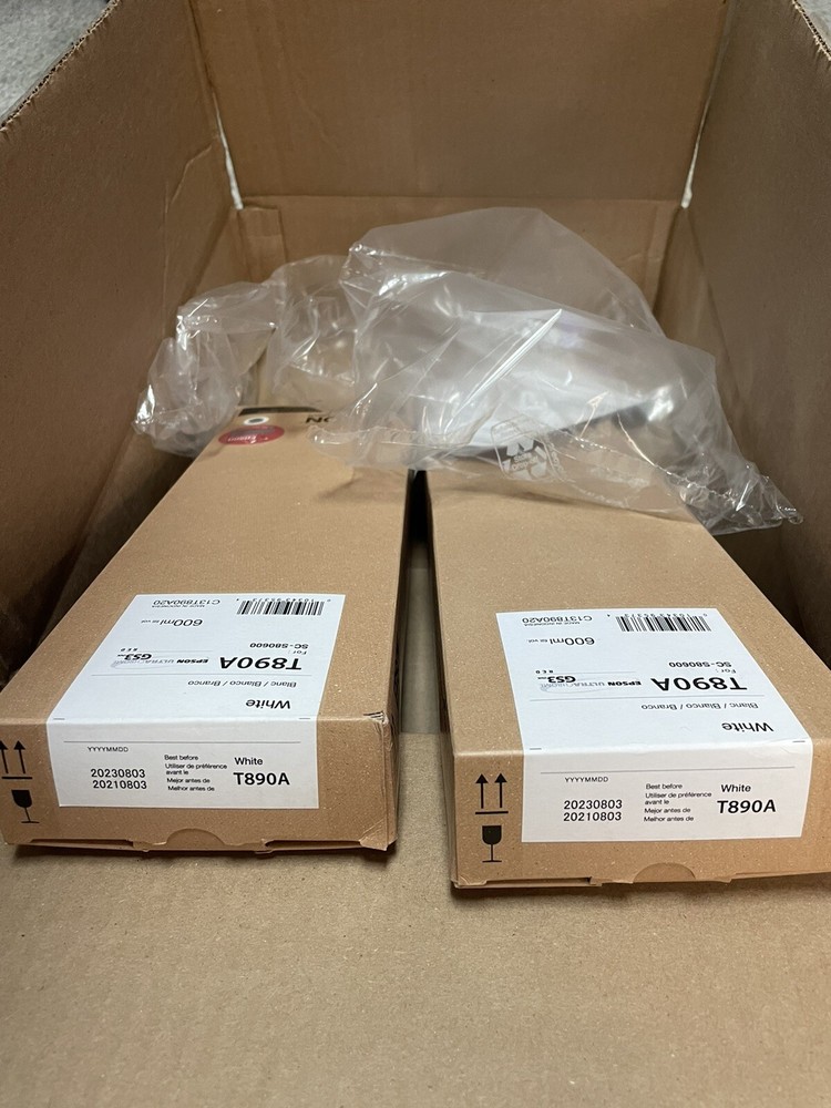 Epson DTG printer ink white T890A