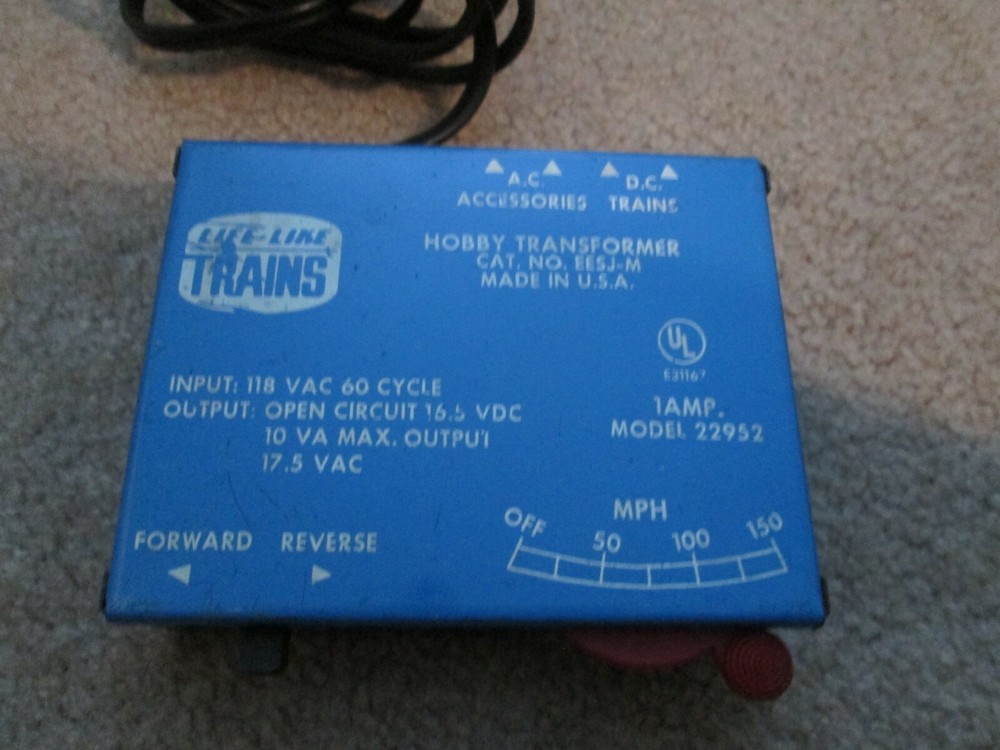 Life Like Trains --  Hobby Transformer  # EE5J-M