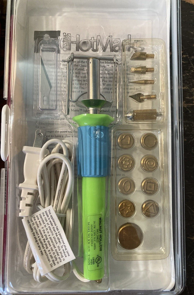 Walnut Hollow Creative HotMarks Kit No. 24422 with 15 Scrapbooking Points