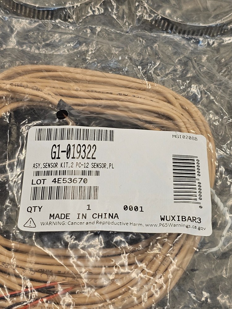G1-019322: SENSOR ASSEMBLY 2 PC-12 SENSOR, PL, LOT 4E53670