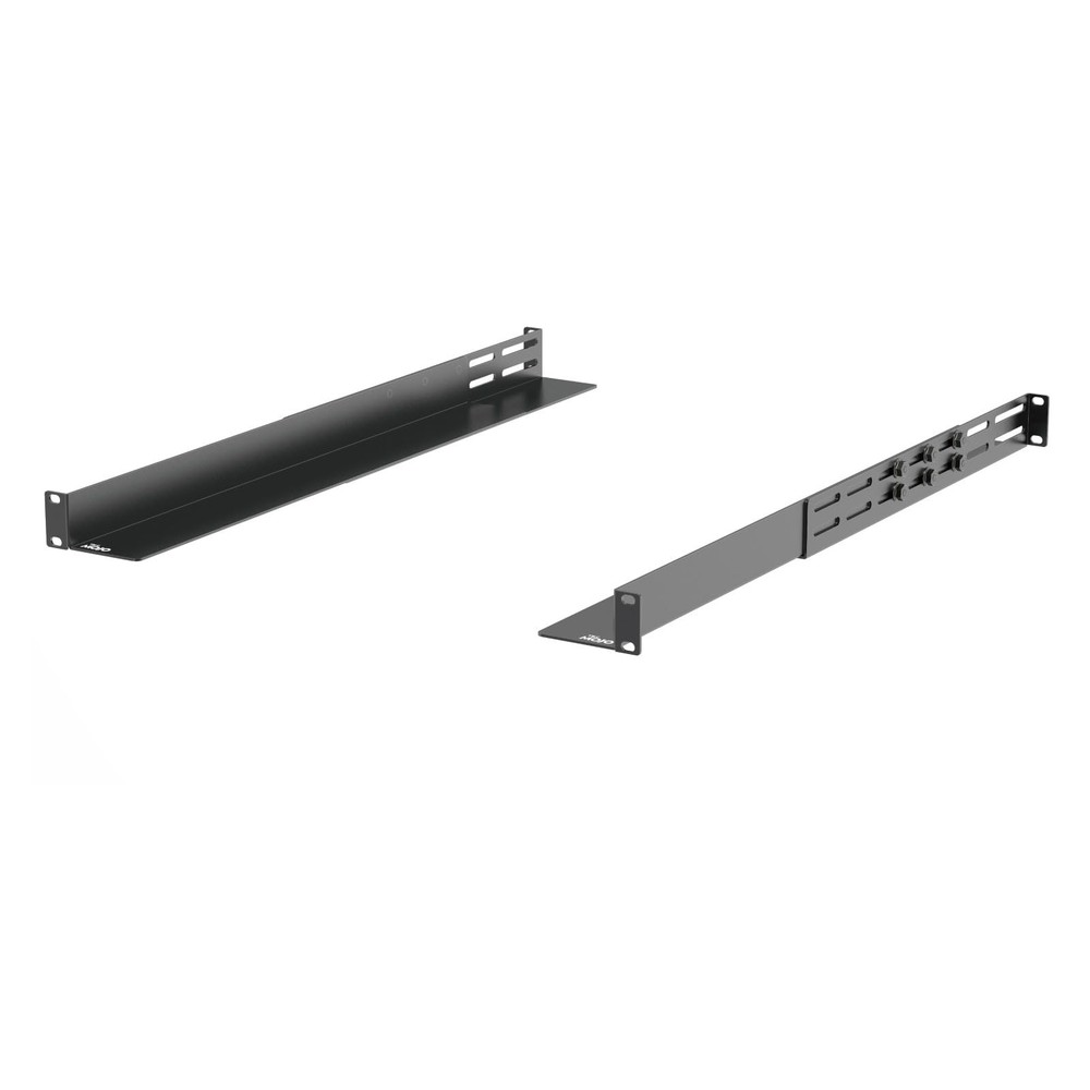 Tecmojo Universal 1U Rack Mount Rail,4-Post Fully Server Full Depth, Black