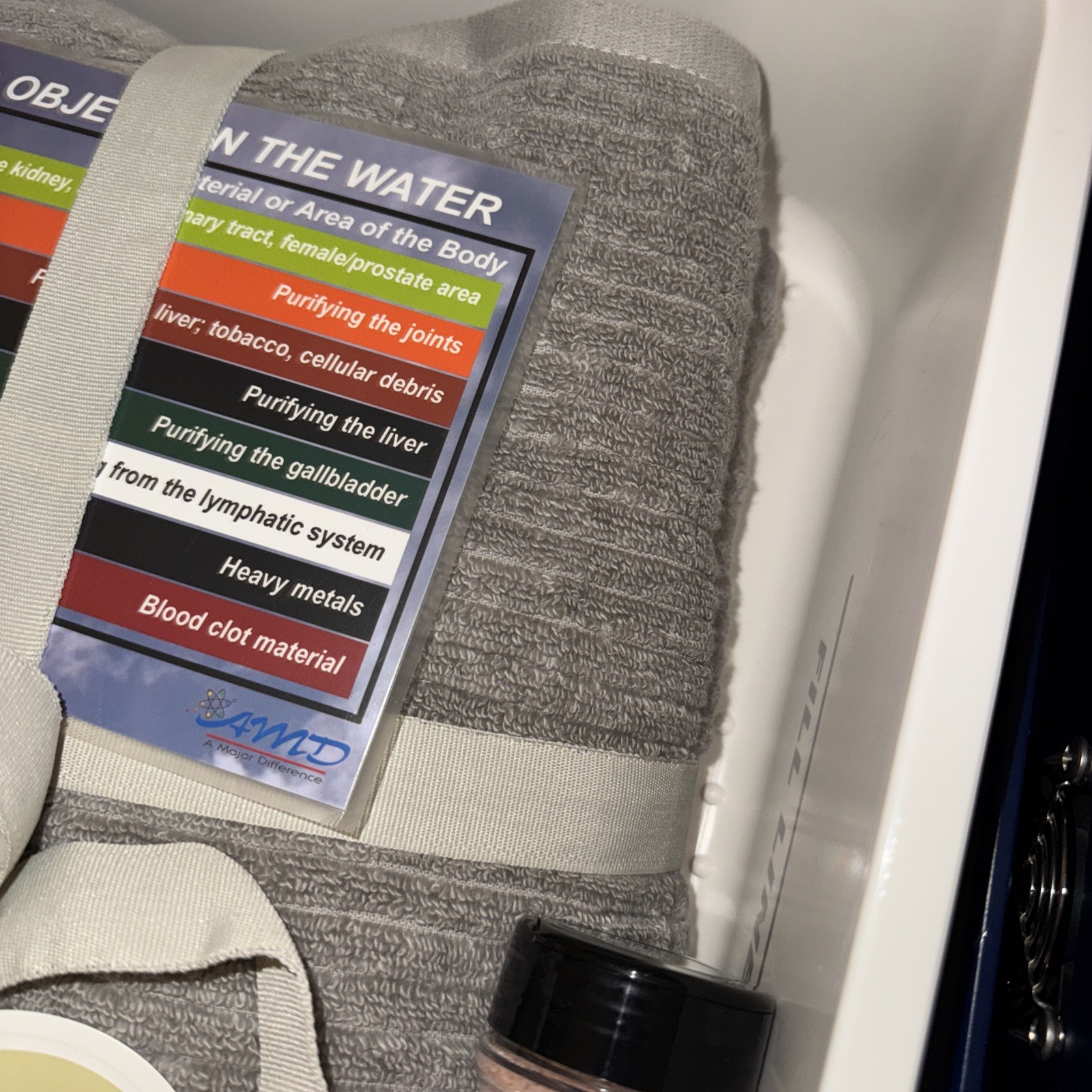 IonCleanse Premier By AMD Professional Detox Foot Bath System - Low Run Time