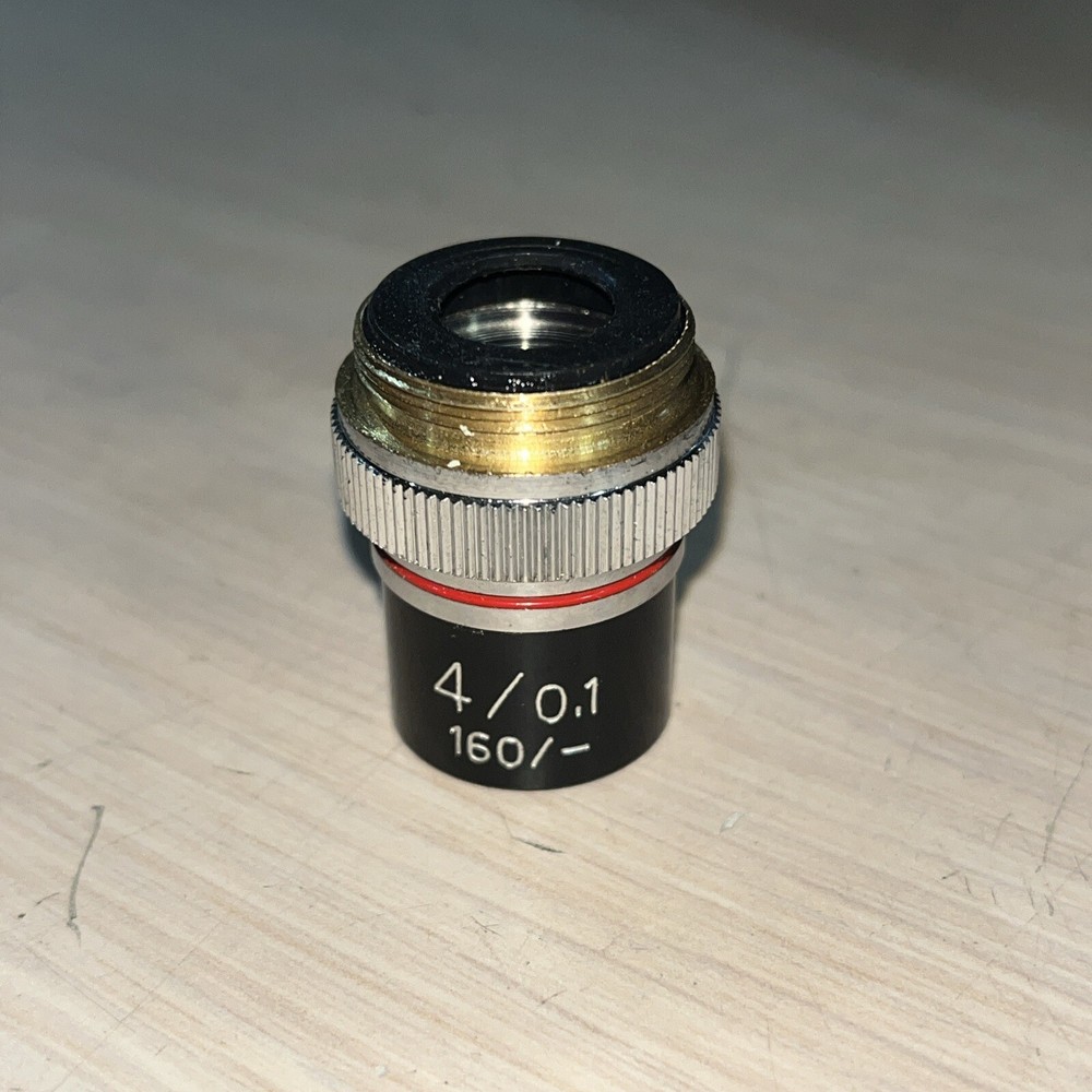 PARCO MICROSCOPE OBJECTIVE LENS 4/0.1, 160/-