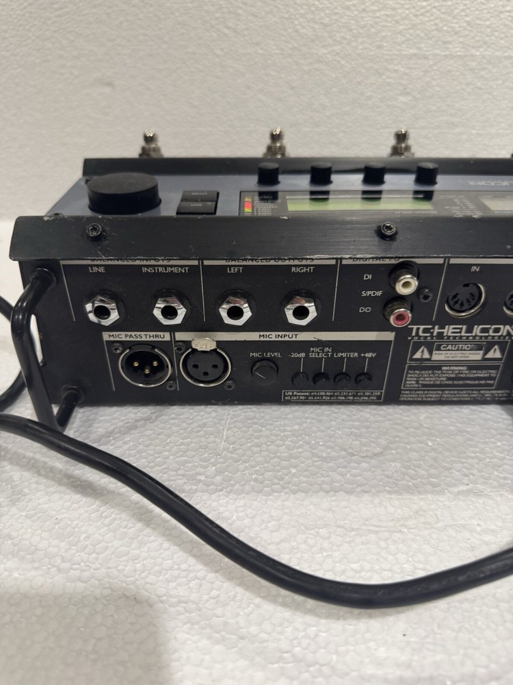 TC HELICON Voicelive Harmony Correction Effects Vocal Processor