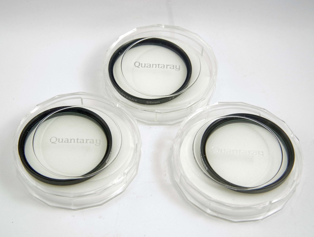 Quantaray 55 mm Filter Set - Three Filters