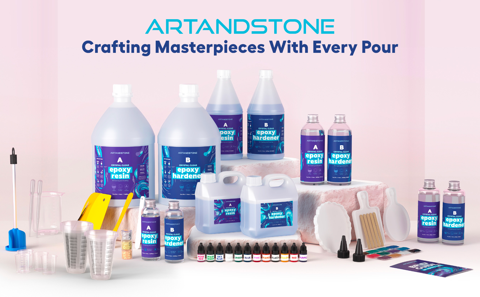 Crystal Clear Epoxy Resin Kit - 11.8 Oz