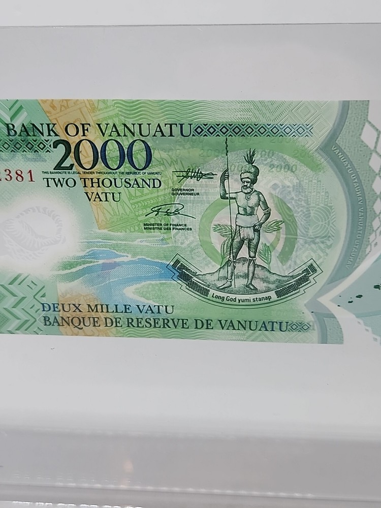 Vanuatu, 2000 Vatu, 2014, POLYMER, Birds