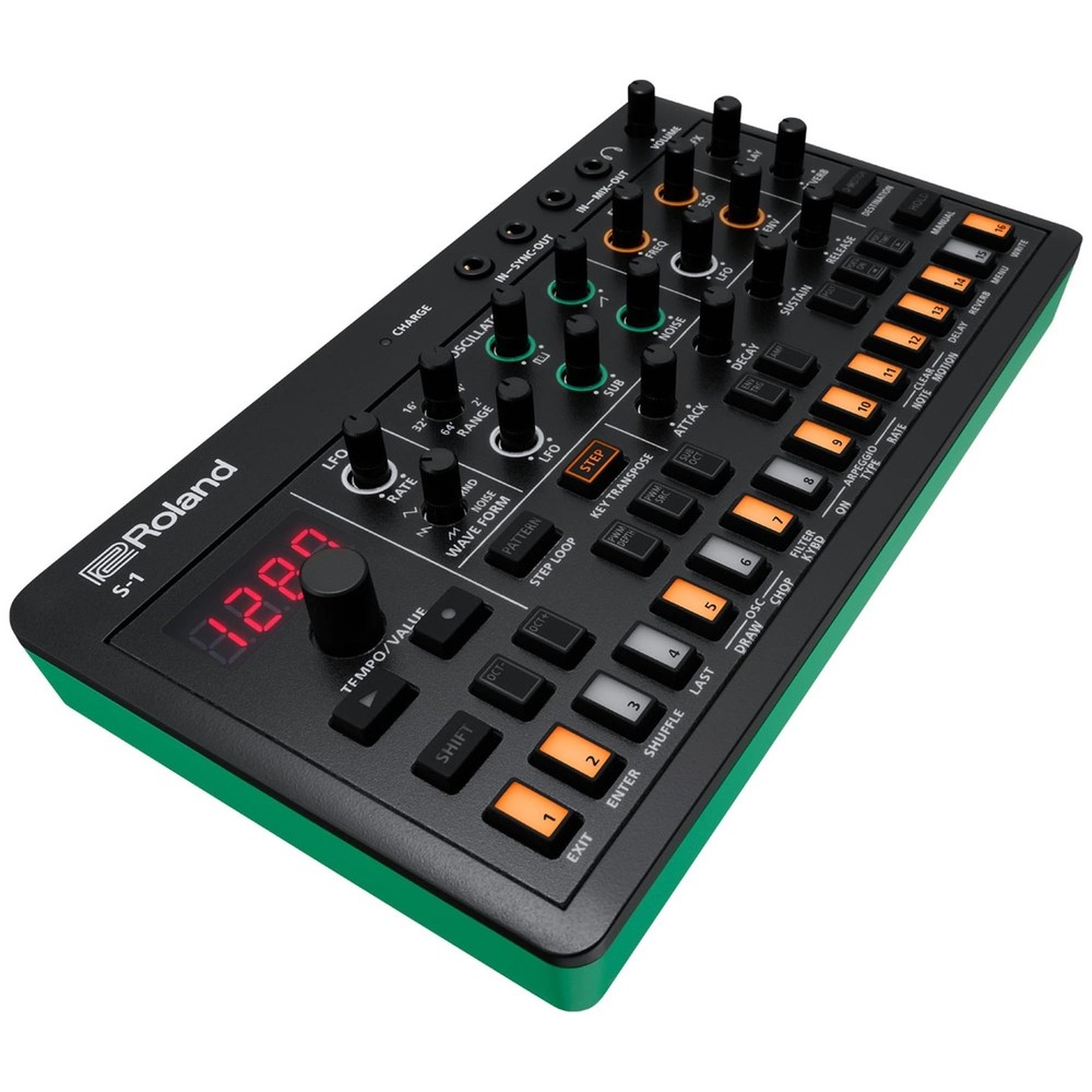 Roland S-1 Tweak Synthesizer AIRA Compact Polyphonic Module S1 Black Sequencer