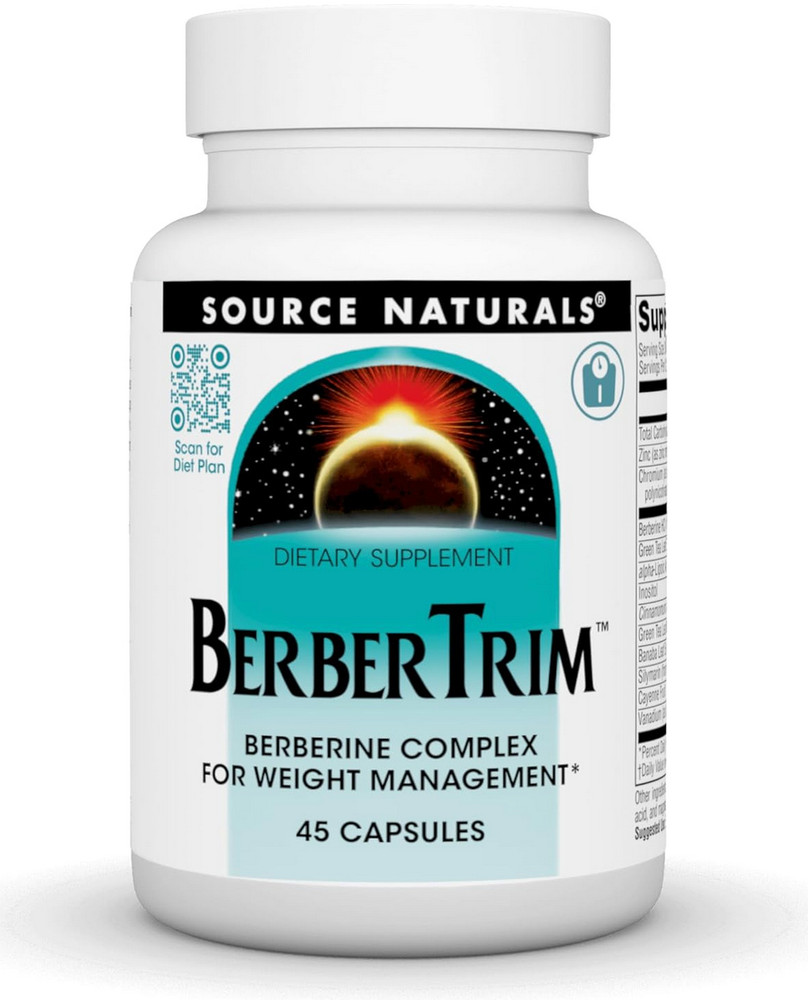 SOURCE NATURALS  Berber Trim 45 Capsules