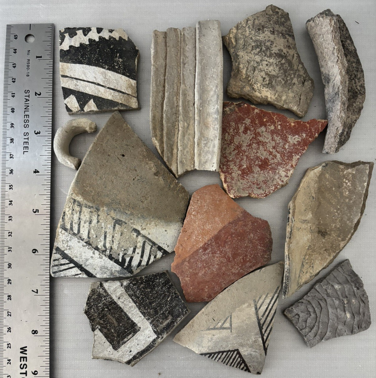 Ancient Anasazi Native American Pottery Shards Arizona L8F FREE SHIP