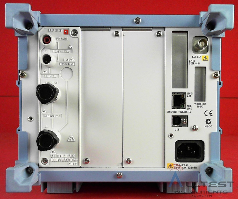 Yokogawa WT500 (760201-D) Mid-Range Power Analyzer, Single Element, Opt. C7 + G5