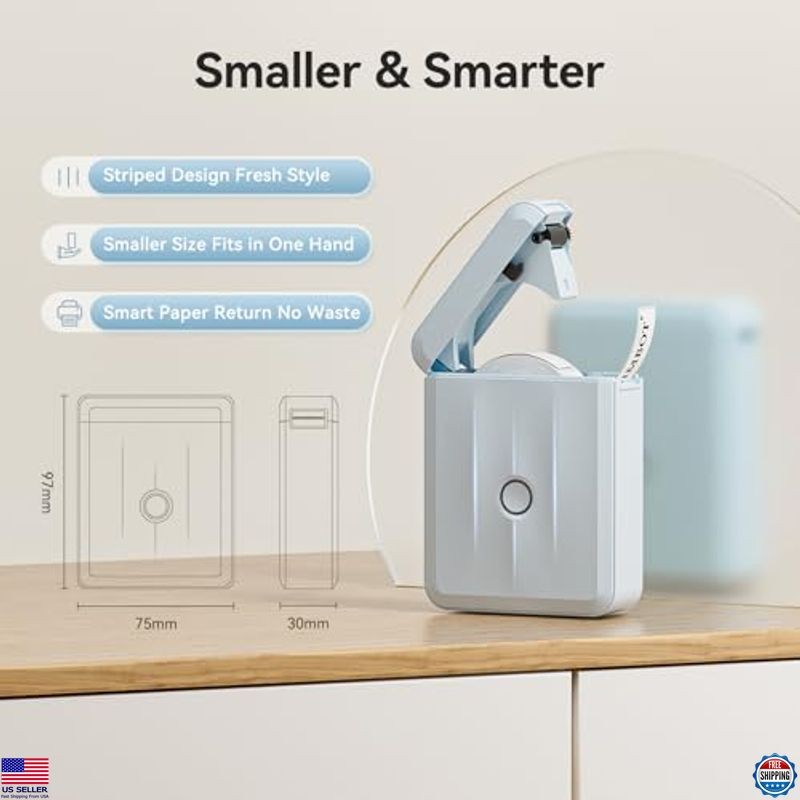 NIIMBOT Label Maker Machine Bluetooth Label Printer for School Home Office