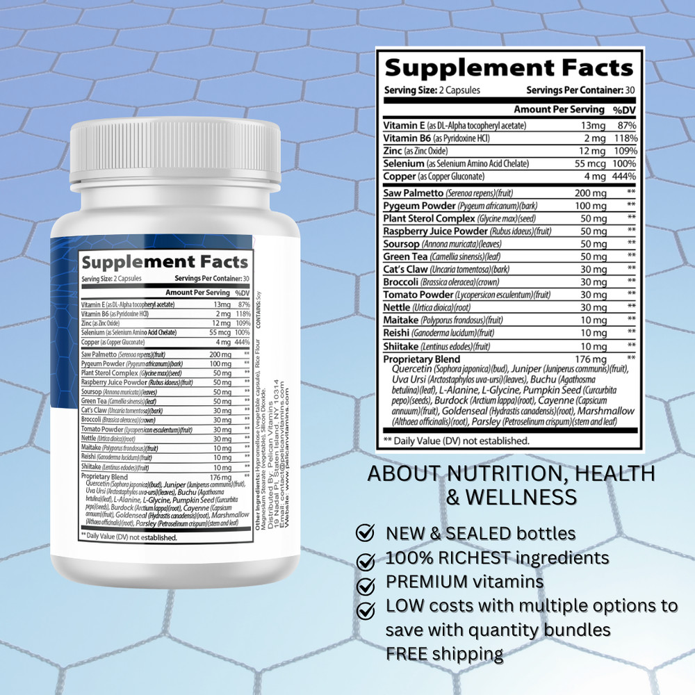 Steel Flow Pro- Prostate Support- 60 Capsules