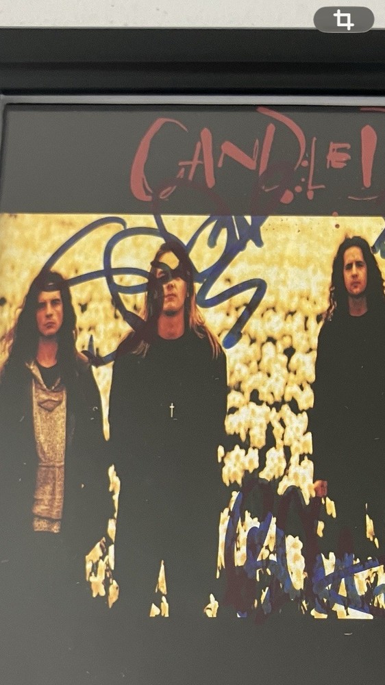 CANDLEBOX SIGNED/AUTOGRAPHED CD COVER FRAMED WITH COA