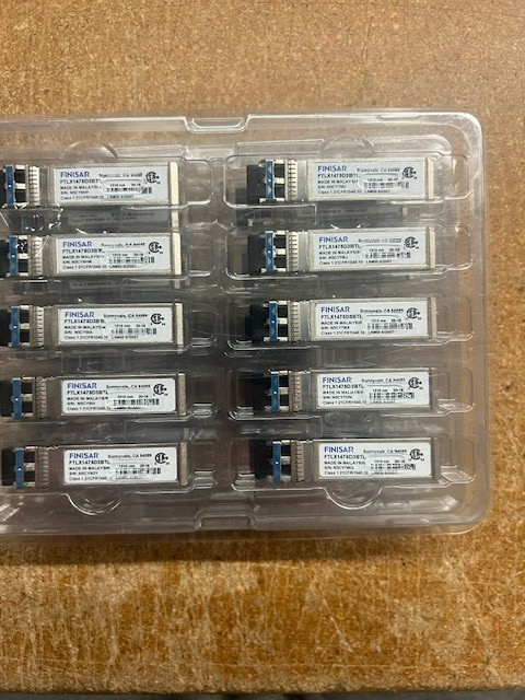 FTLX1475D3BTL - Finisar 10Gb/s 10km 1310nm Single Mode Transceiver
