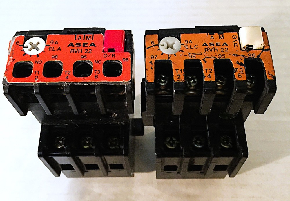 ASEA RVH 22 OVERLOAD RELAY 6-9A RANGE