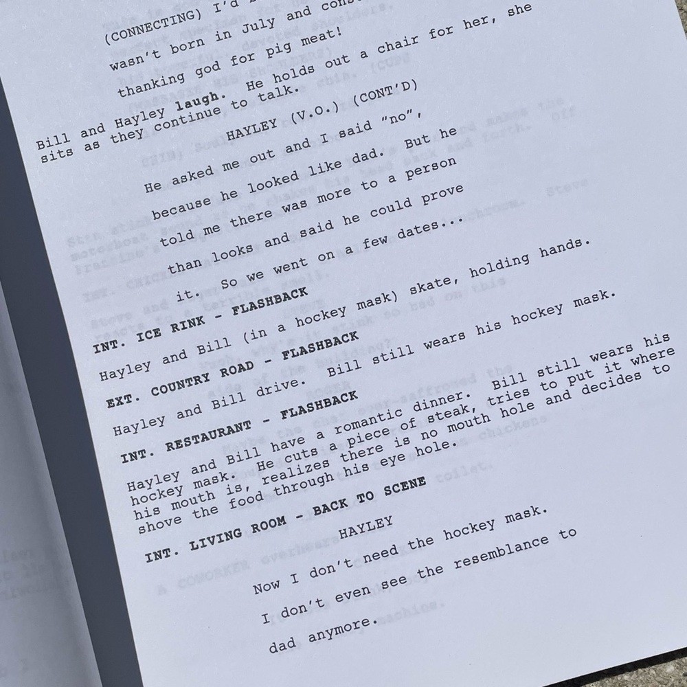American Dad Original 2007 Production Table Draft Script Pulling Double Booty