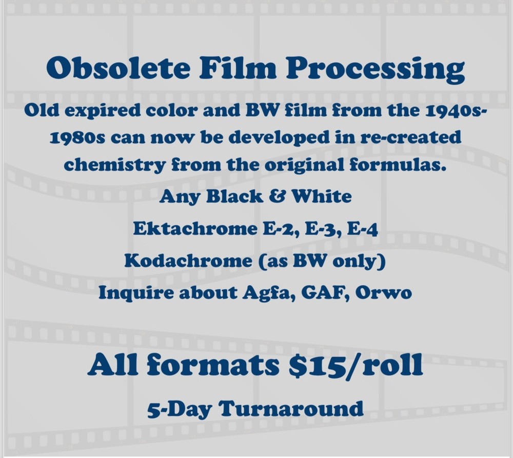 Obsolete Film Developing