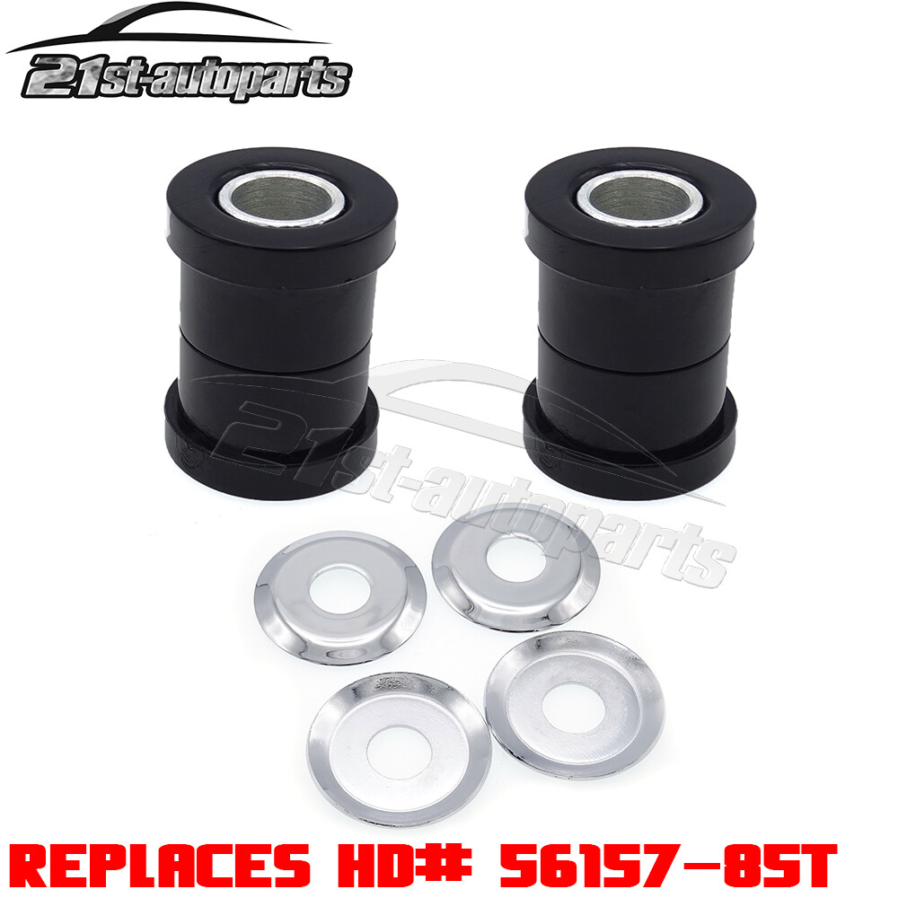 Black Polyurethane Handlebar Riser Bushing For Harley Big Twins Dyna Roadster