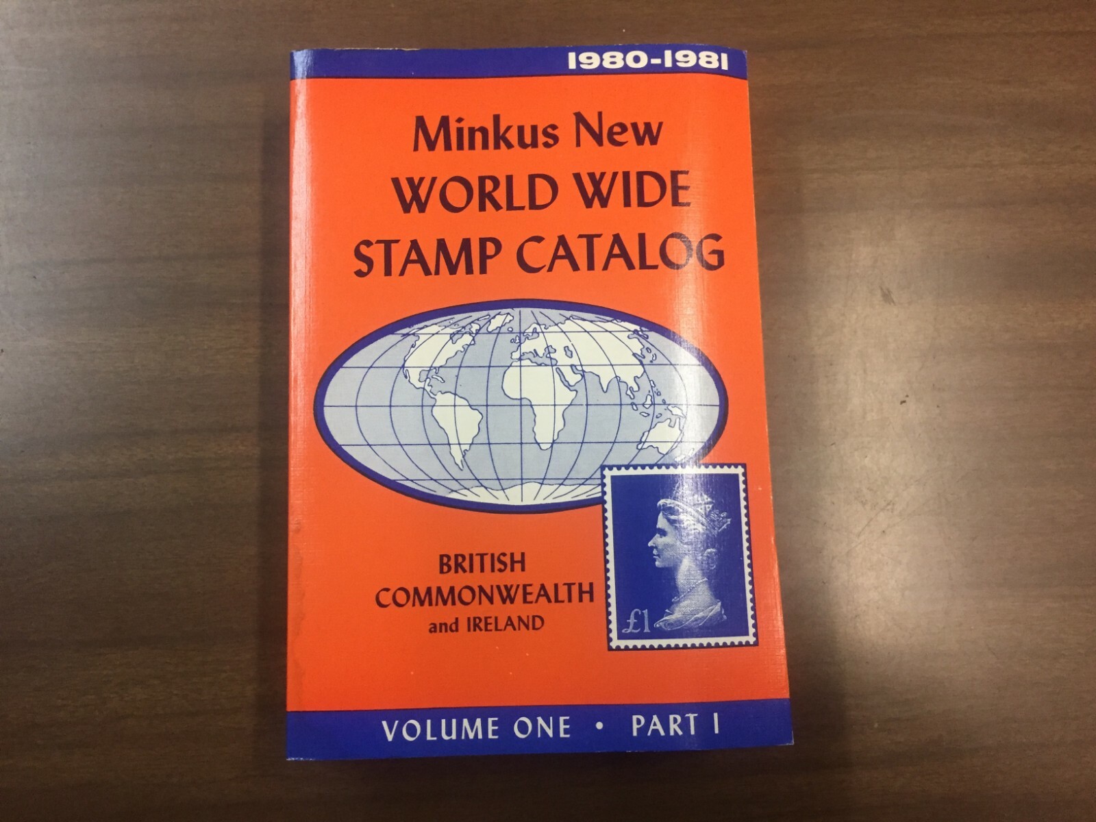 Minkus 1980-1981 New World Wide Stamp Catalog- British Commonwealth & Ireland