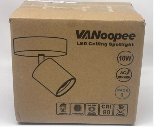 VANoopee 3-Color Zoomable LED Ceiling Spotlight Flush Mount
