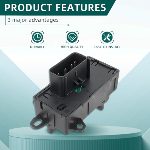 Power Window Switch Driver Side Compatible with Dodge Caravan/Grand Caravan,