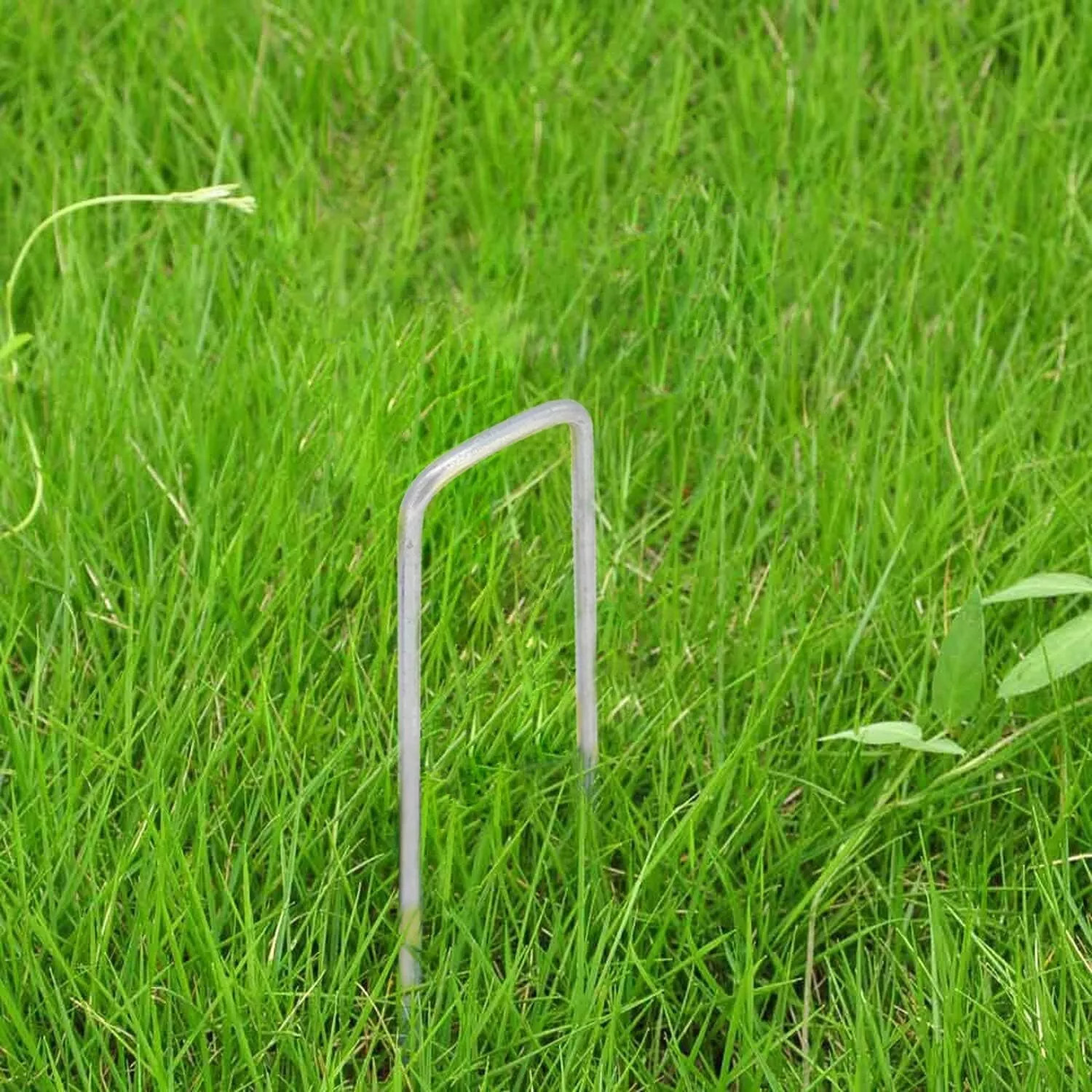 6 inch Landscape Sod Staples Sturdy Garden Stakes Weed Barrier Fabric Pins 500 x