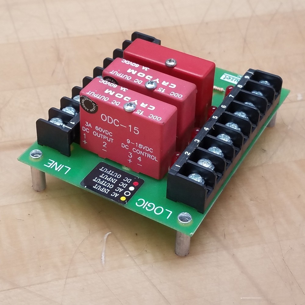 Crouzet PB-4R, ODC-15 Crydom Module Circuit Board - USED