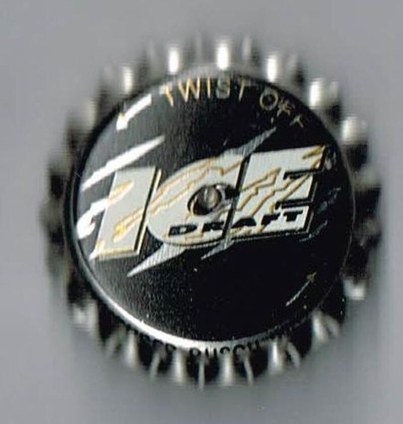 Ice Draft Bottle cap 1" Pin back button pinback