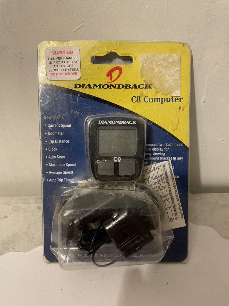 Diamondback Bicycle C8 Computer Odometer! New! Very Rare!