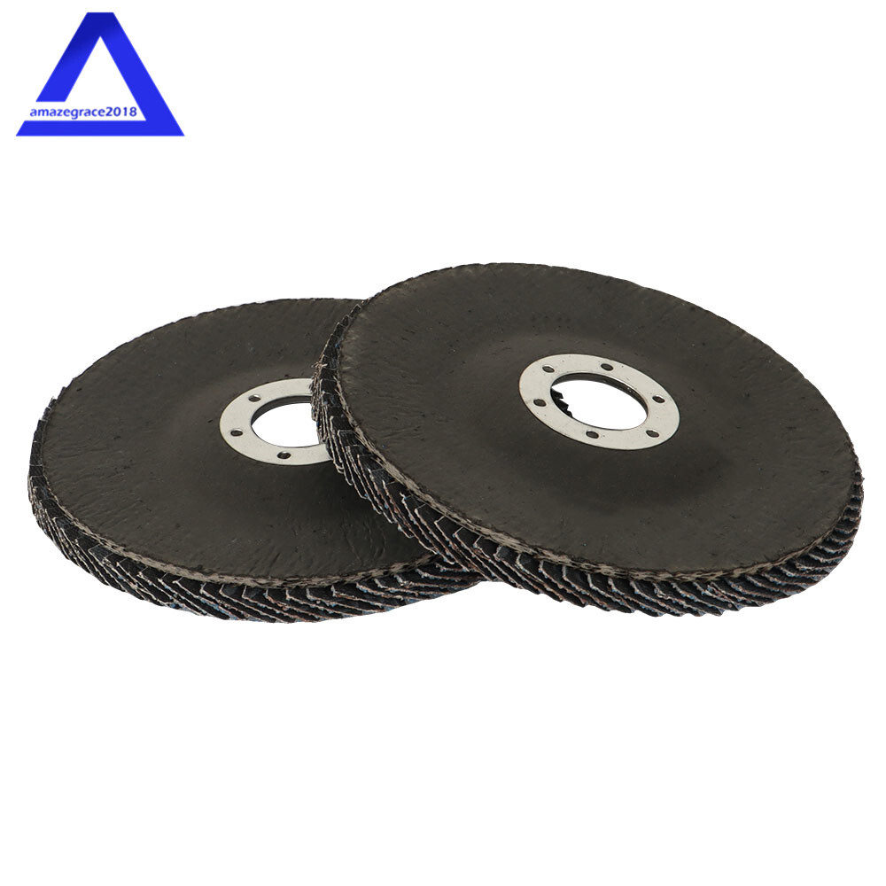 10×Premium Zirconia Flap Disc / Wheel Angle Grinder Sanding Disk 5" 125mm 40Grit