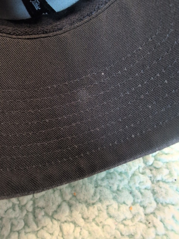 Titleist Cap Hat Men Gray Medium Orange Script T13