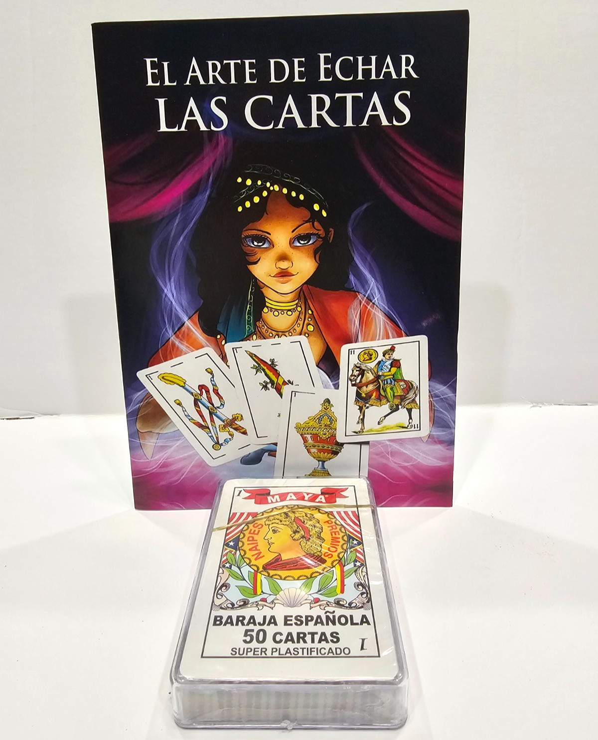 LIBRO DE BARAJA ESPAÑOLA CON CARTAS ESPAÑOLAS
