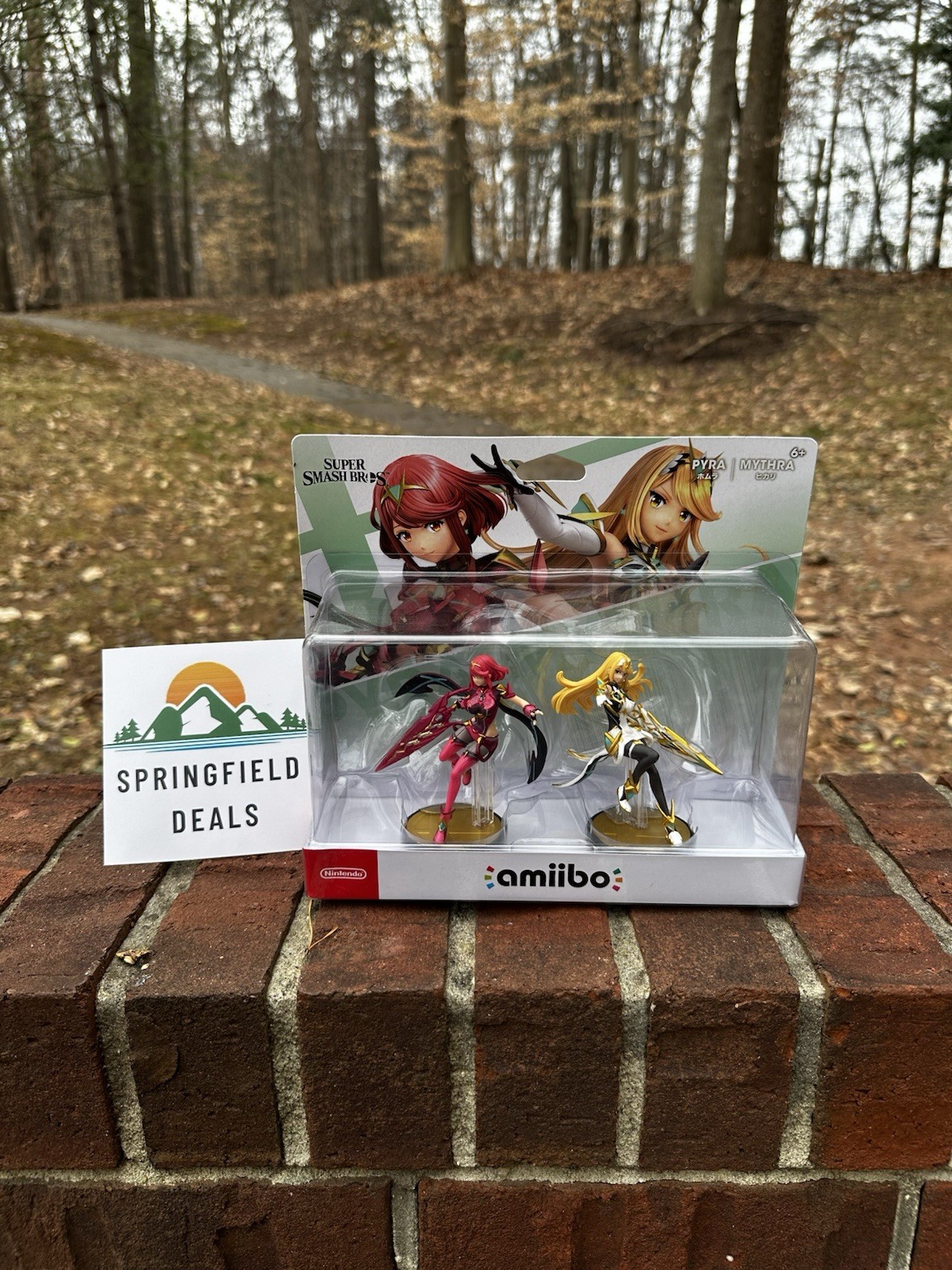 Nintendo Super Smash Bros Pyra & Mythra Amiibo 2 Pack SEALED NEW ✅ FREE SHIPPING