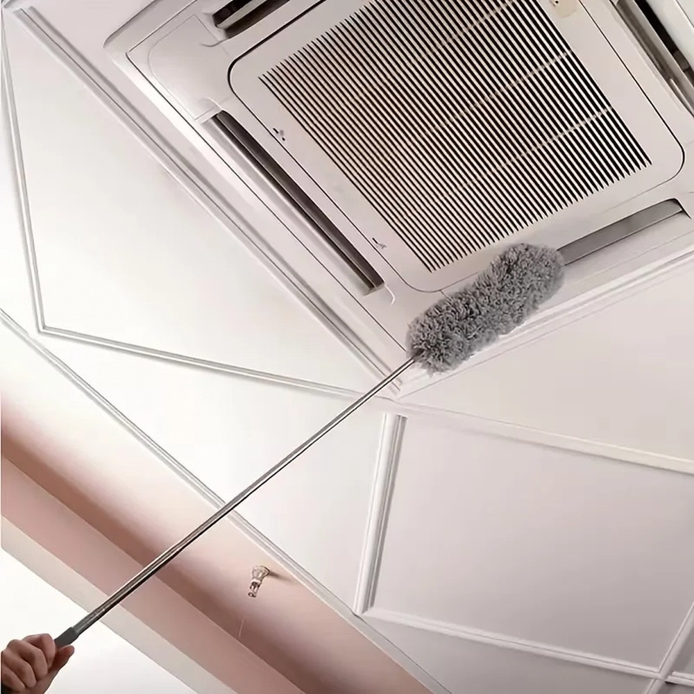 Extendable Microfiber Duster Wand 111.81 in 112in Flexible Retractable Pole