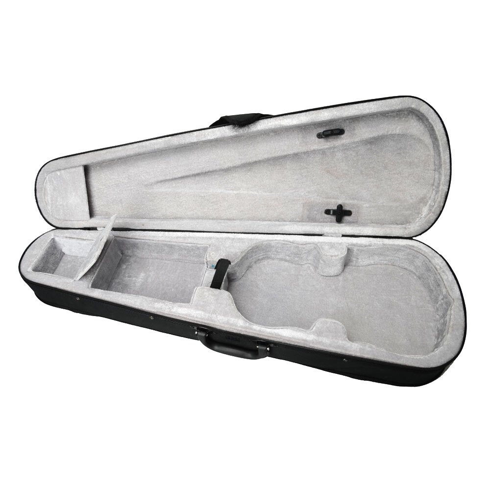 New Durable Cloth Fluff Triangle Shape Case with Silver Gray Lining for4/4Violin