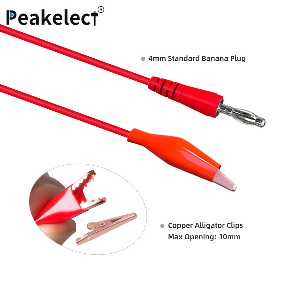 57PCS Back Probe Set Multimeter Test Lead Kit with Replaceable Probe Banana Plug