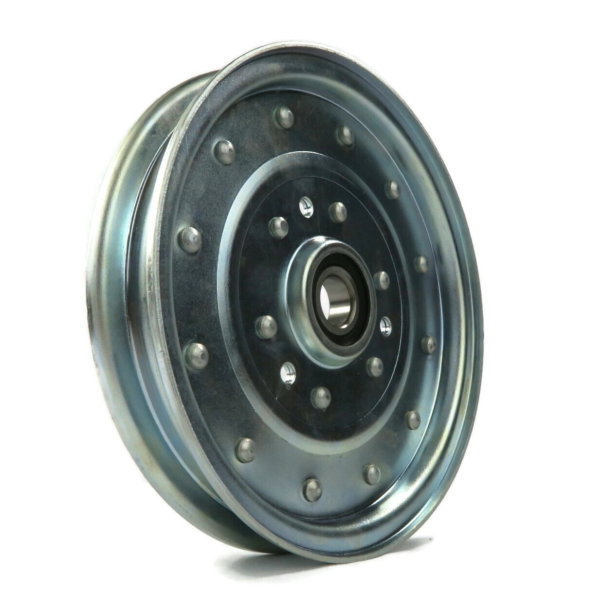 Flat Idler Pulley, Inside Diameter: 11/16", Outside DIA: 6 3/4", Height: 1 1/8"